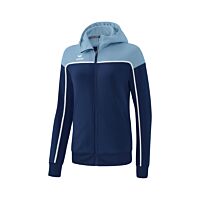 CHANGE by erima Training Jacket with hood - Women - new navy/faded denim/white