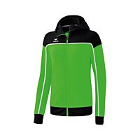 CHANGE by erima Training Jacket with hood - Women - green/black/white