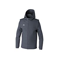 TEAM Jacket with detachable sleeves - Men - slate grey