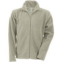 Men's Zip fleece Jacket Kariban K911-Beige
