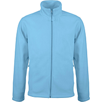 Men's Zip fleece Jacket Kariban K911-Sky-Blue
