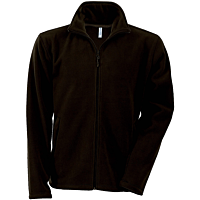 Men's Zip fleece Jacket Kariban K911-Chocolate