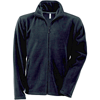 Men's Zip fleece Jacket Kariban K911-Black