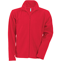 Men's Zip fleece Jacket Kariban K911-Red