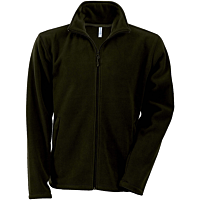 Men's Zip fleece Jacket Kariban K911-Green-Olive