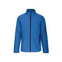 Veste softshell homme - bleu aqua