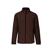 Veste softshell homme - chocolat