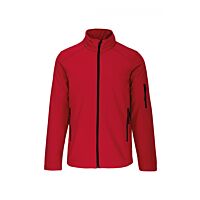 Veste softshell homme - rouge
