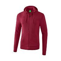 Hooded Sweat Jacket - Men - bordeaux