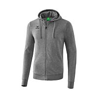 Hooded Sweat Jacket - Men - grey marl