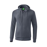 Hooded Sweat Jacket - Men - slate grey