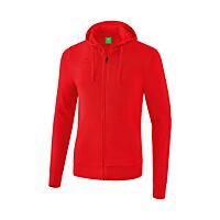 Hooded Sweat Jacket - Men - red