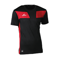 _TS006-Noir/Rouge - Tee-shirt 10NAMIK ELDERA - Noir/Rouge