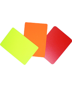Petanque referee cards