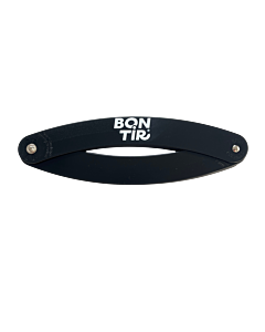 Folding pétanque circle printed Bon Tir- Black