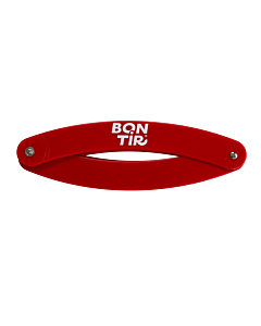 Folding pétanque circle printed Bon Tir - Red