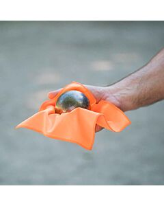 Cleaning cloth for Pétanque balls