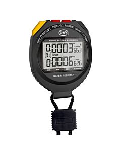 Digital handheld chronograph 30 memories - 2 line display