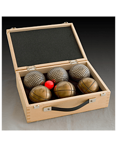 Wooden box for 6 balls