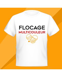 Multicolor flocking (size up to 625 cm2)
