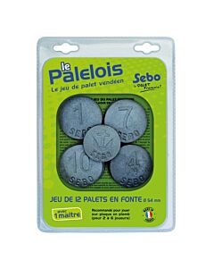 The Palelois, a set of 12 Vendée-style pucks.