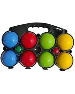 Set of 8 wooden painted balls