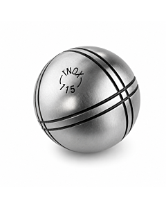 LA BOULE BLEUE "Inox 115" – 74mm – 680gr – Strie Z2