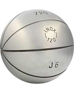 LA BOULE BLEUE "Inox 120" - 74mm - 700gr - strie MEL1