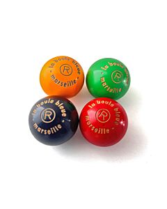 THE BLUE BALL Packs of 4 colored collector jacks