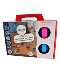 La Schmolle - All-terrain petanque balls - Blue/Pink