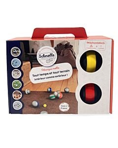 La Schmolle - All Terrain Pétanque Balls - Red/Yellow