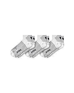 3-pack short socks - Men - white
