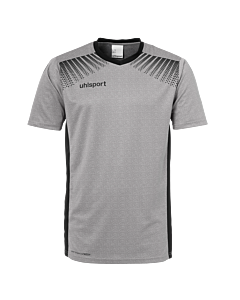 Shortsleeves Goal - Dark Grey Mélange/black - Kids - 116