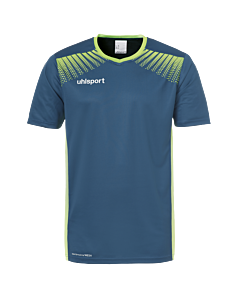 Shortsleeves Goal - Petrol/flash Green - Kids - 116
