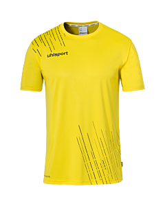 Maillot manches courtes Score 26 - Jaune Citron/noir - Enfant