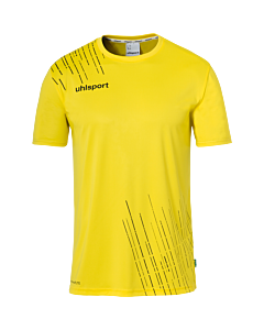 Maillot manches courtes Score 26 - Jaune Citron/noir - Homme