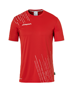 Maillot manches courtes Score 26 - Rouge/blanc - Enfant