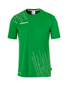 Maillot manches courtes Score 26 - Vert/blanc - Enfant
