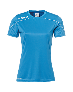 Shortsleeves Stream 22 - Cyan/white - Women - XS