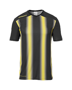 Shortsleeves Stripe 2.0 - Black/lime Yellow - Kids - 116
