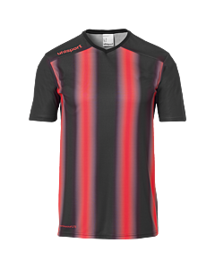 Shortsleeves Stripe 2.0 - Black/red - Kids - 116