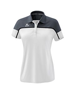 CHANGE by erima polo-shirt - Women - white/slate grey/black