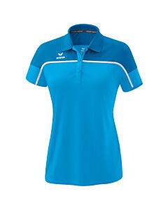 CHANGE by erima polo-shirt - Women - curacao/mykonos/white