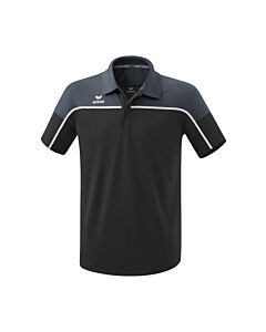 CHANGE by erima polo-shirt - Men - black grey/slate grey/white