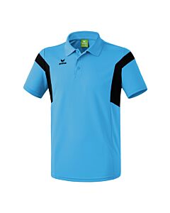 Classic Team Polo Shirt - Children's - Curaçao Blue/Black - 128
