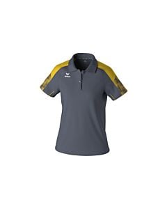 EVO STAR Polo-shirt - Women - slate grey/yellow