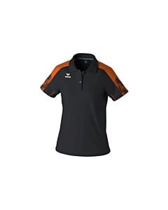 EVO STAR Polo-shirt - Women - black/orange