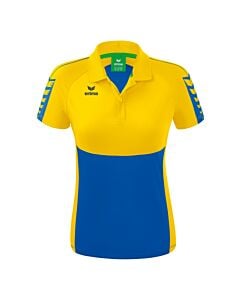 Six Wings Polo-shirt - Women - new royal/yellow