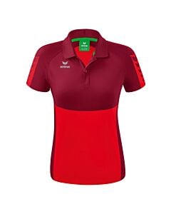 Six Wings Polo-shirt - Women - red/bordeaux