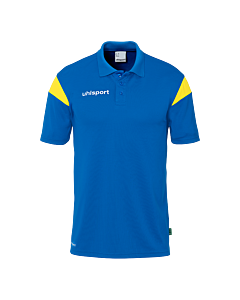 Polo manches courtes Squad 27 - Azur/jaune Citron - Enfant